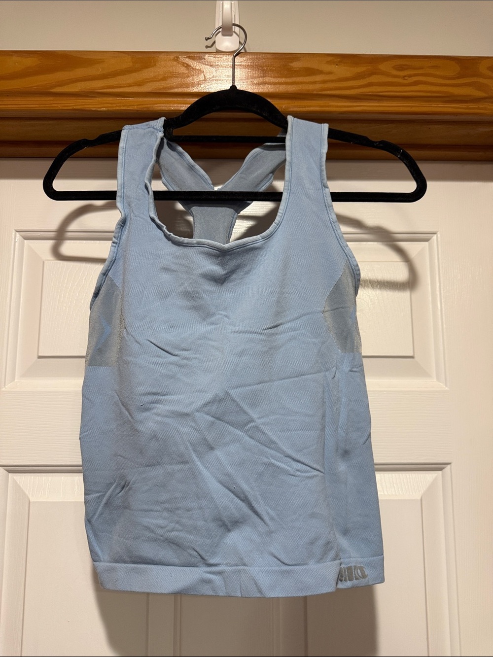 Light Blue Racerback Performance Tank Top
